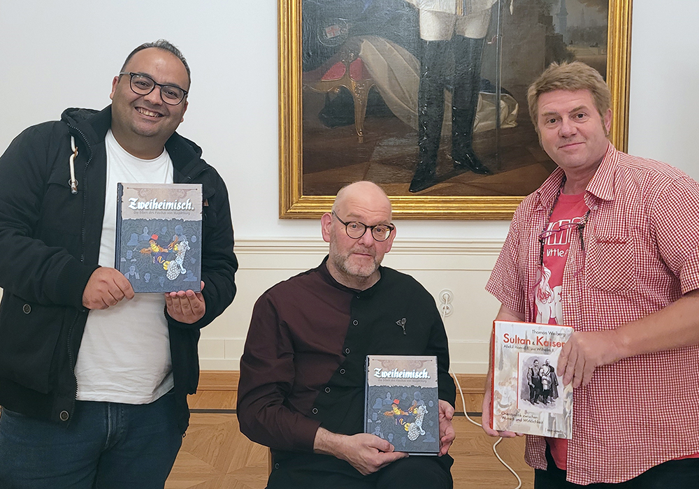 Die Autoren Ammar Awaniy, Thomas Weiberg und Dr. Mieste Hotopp-Riecke