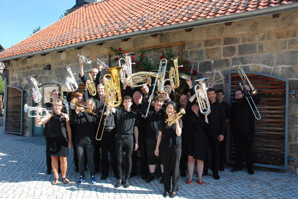 Teilnehmer des BrassBand Workshops